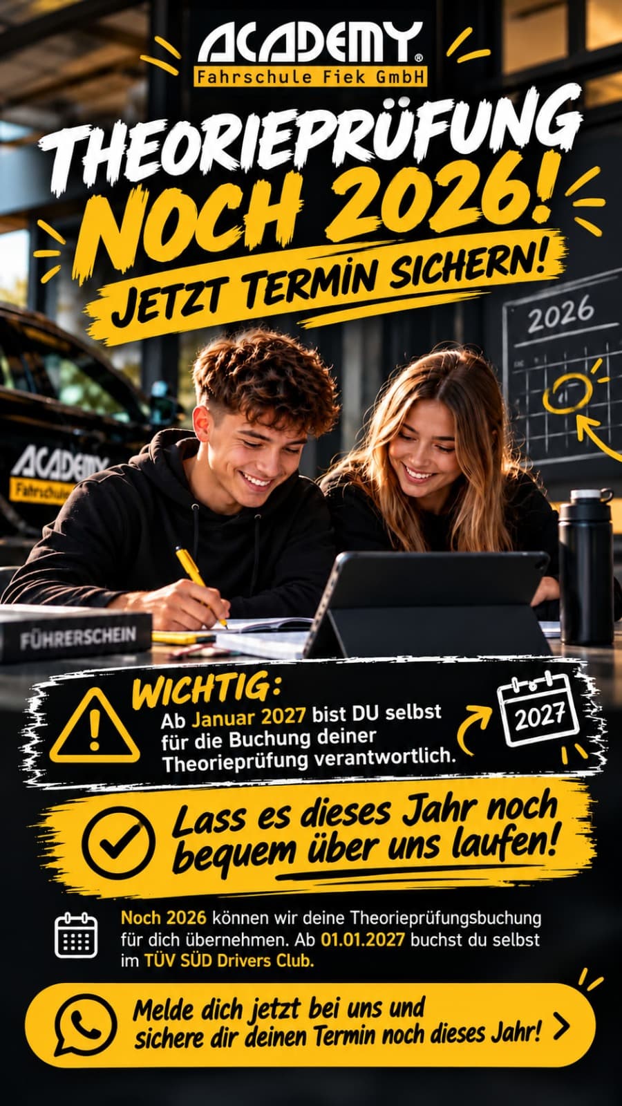 Theorieprüfung noch 2026 machen